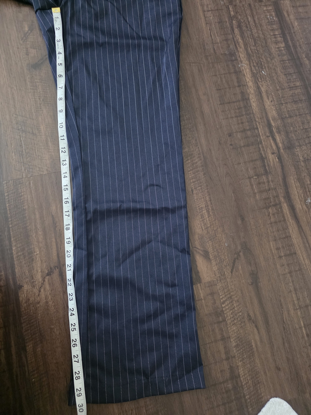 Messini Women’s Size 8 Navy Pinstripe Bootcut Dress Pants Career Office Y2K - Picture 6 of 6